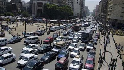 زحام مروري بشوارع القاهرة والجيزة بسبب زيادة الأحمال