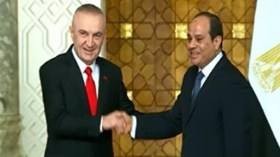 تفاصيل المؤتمر الصحفي بين مصر وألبانيا.. السيسي يعزي المصريين في ضحايا قطار مصر.. يكلف بتوفير كل الرعاية للمصابين.. يتابع تطورات الموقف.. ومباحثات مشتركة لتعزيز العلاقات في مختلف المجالات
