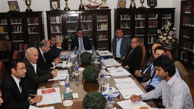 اجتماع مجلس إدارة الأهلي كامل العدد