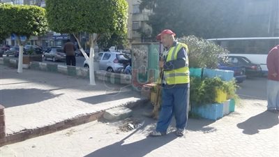 حي العجوزة: رفع كفاءة الجزيرة الوسطى بشارع جامعة الدول العربية