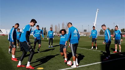 ريـال مدريد يختتم تدريباته لكلاسيكو الدوري أمام برشلونة