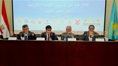 بالصور.. وزير الثقافة يشهد احتفالية مرور 550 عاما على تأسيس كازاخستان