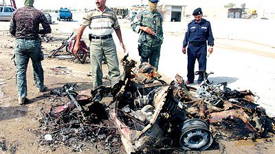 مقتل وإصابة خمسة أشخاص في انفجار شمال الفلوجة