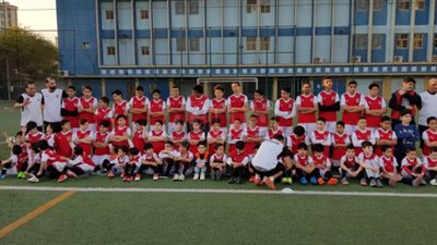 أكاديمية رياضية لأبناء الجالية المصرية في الكويت (صور)