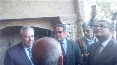 وزير الآثار يتفقد كوم الشقافة بالإسكندرية (صور)