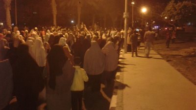 مسيرة مسائية لإخوان المنوفية بشبين الكوم