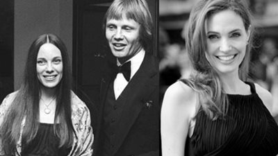 صورة نادرة لوالد ووالدة أنجلينا جولي