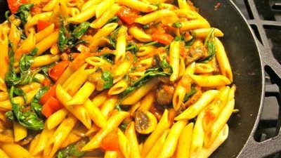 طريقة عمل «مكرونة بالخضراوات» من الشيف أحمد الحداد