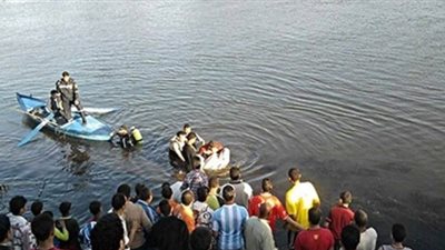 انتشال جثة شاب غريق في نيل شبرا الخيمة
