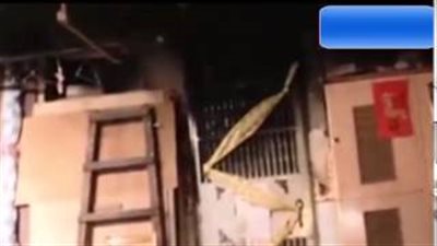 بالفيديو والصور.. رجل يحرق نفسه وزوجته حيين بسبب الغيرة