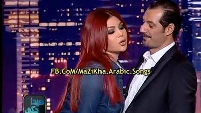 بالفيديو.. هيفاء وهبي لمذيع «هيدا الحكي»: اتفضل بوس «الواوا»