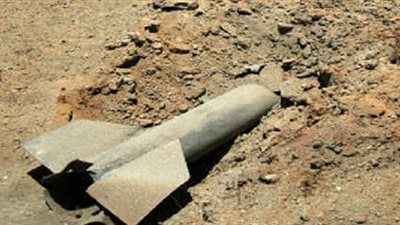 العثور على دانة مدفع من مخلفات الحرب بالإسماعيلية