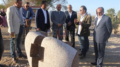 ختام فعاليات الدورة 24 لسمبوزيوم أسوان لفن النحت (صور)