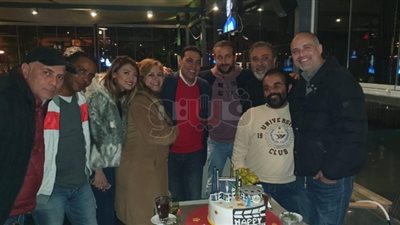 نجوم مسلسل «ياسمينا» يحتفلون بعيد ميلاد محمد الغيطي