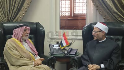 مفتي الجمهورية يبحث سبل التعاون مع رئيس ديوان الوقف السني بالعراق
