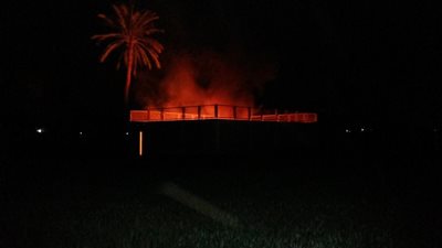 التحريات: لصوص وراء اشتعال النيران بخط الغاز بالمشايعة