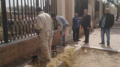 استعدادا لأمم أفريقيا.. رفع كفاءة محيط إستاد القاهرة (صور)