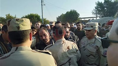 أهالي القليوبية يودعون شهيد الواجب بالزغاريد (فيديو)