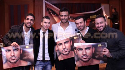 بالصور.. محمد مغربي يحتفل بإطلاق ألبومه الأول «قولي واتمنى»