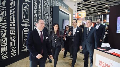 وزيرة السياحة تتفقد الجناح المصري ببورصة برلين (صور)