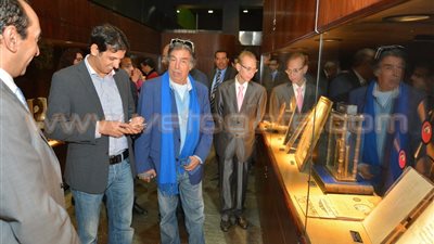 بالصور.. الوفد الثقافي المغربي يزور متحف أم كلثوم وبيت السحيمي