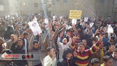 أهالي المطرية يفضون مسيرة لأعضاء الإرهابية