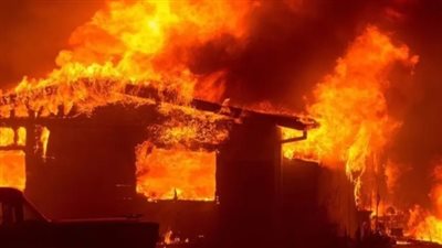 حداد يشعل النار في مخزن جاره بطوخ