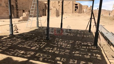 الآثار تستكمل أعمال التطوير بمعبد فيلة (صور)