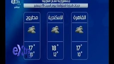 بالفيديو.. «الأرصاد»: أمطار خفيفة على القاهرة والوجه البحرى