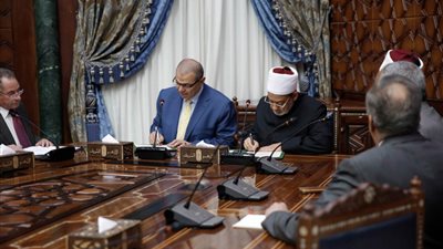 الطيب ووزير القوى العاملة يوقعان بروتوكول تعاون لتدريب طلاب الأزهر