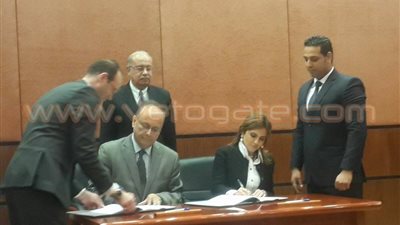 بالصور.. وزيرة التعاون الدولي توقع قرض البنك الدولي