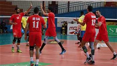 فوز الأهلي على سموحة في دوري الكرة الطائرة