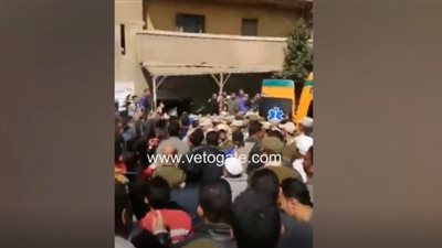 دموع في جنازة شهيد سيناء بالشرقية (فيديو وصور)