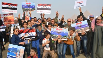 بالصور.. بدء توافد المواطنين للمشاركة في احتفالية 