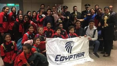 بعثة الأهلي للكاراتيه تصل مطار القاهرة بعد الفوز ببطولة تركيا الدولية