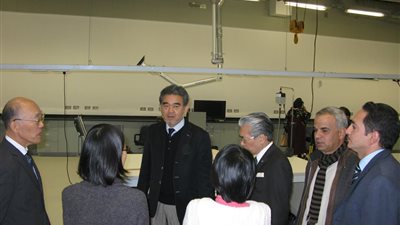 بالصور.. رئيس جامعة هيروشيما وعمدة المدينة يزوران المتحف الكبير