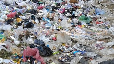 بالصور.. عزبة الورد بشبرا الخيمة تتحول لمقلب قمامة