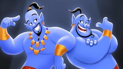 ويل سميث يسخر من الجني القديم في فيلم «Aladdin»