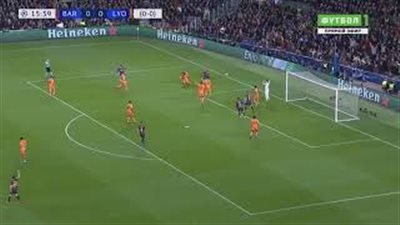 برشلونة يتقدم على ليون 0/2 في الشوط الأول (فيديو)