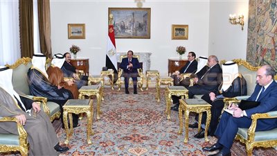 تفاصيل لقاء السيسي ووزراء النفط العرب.. الرئيس يؤكد أهمية وحدة الصف العربي.. يرحب بمشاركة الشركات العربية للبحث والتنقيب عن النفط والغاز في مصر.. و«الأوابك» مشيدة بمصر: تمثل مصدر قوة واستقرا