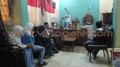 بالصور.. 20 طالبا في زيارة لمركز شرطة أبو كبير بالشرقية