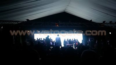 احتفالية بالفيوم انتظارًا لتعامد الشمس على قصر قارون