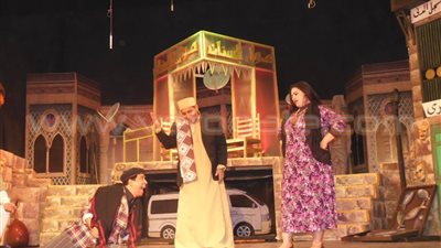 بالصور.. علا رامى وسامح يسرى في افتتاح «حارة السنان»