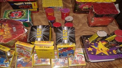 ضبط 3 آلاف صاروخ ألعاب نارية في شبرا الخيمة