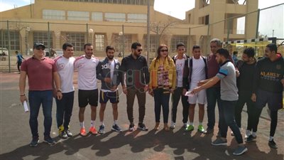 جامعة حلوان تنظم يوما ترفيهيا رياضيا (صور)
