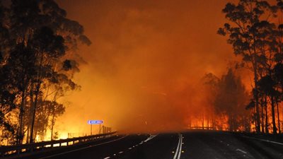 حرائق الغابات الأسترالية تخرج عن السيطرة وتهدد مدينة بيرث