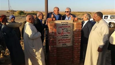 وضع حجر أساس مزرعة نخيل على مساحة 400 فدان بالوادي الجديد (صور)