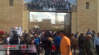 بالفيديو والصور.. الأقباط يحتفلون بذكرى كيرلس السادس بدير مارمينا