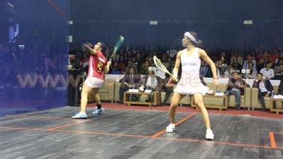 بالصور.. عبد العزيز يشيد بـ«الوليلي» في بطولة العالم لـ«الاسكواش»