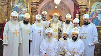 10 صور تجسد أعمال الأنبا تكلا خلال أسبوع بمطرانية دشنا